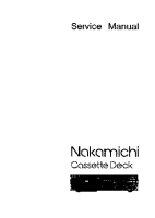 Nakamichi Cassette Deck-Service-Manual